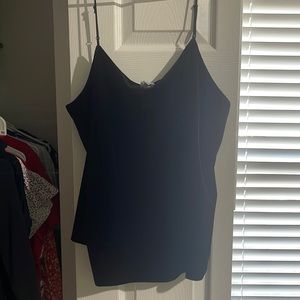 Black Velvet Tank Top
